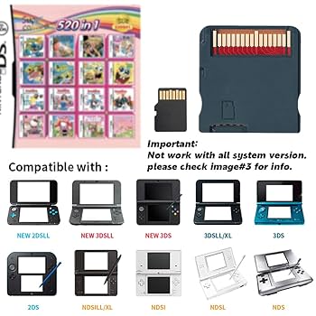 Amazon.co.jp: 520 in 1 ゲームカートリッジ クラシック